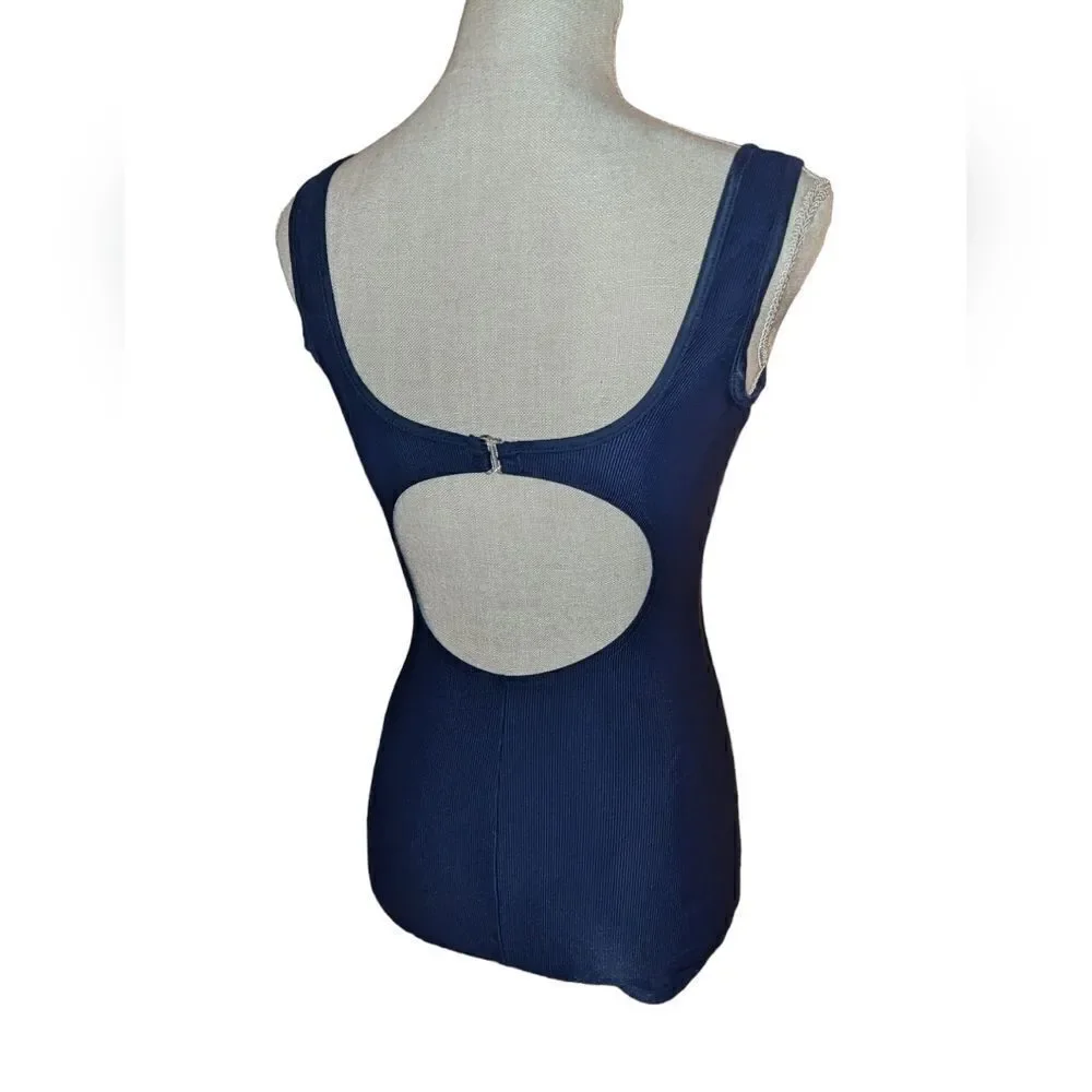 Maillot blue white